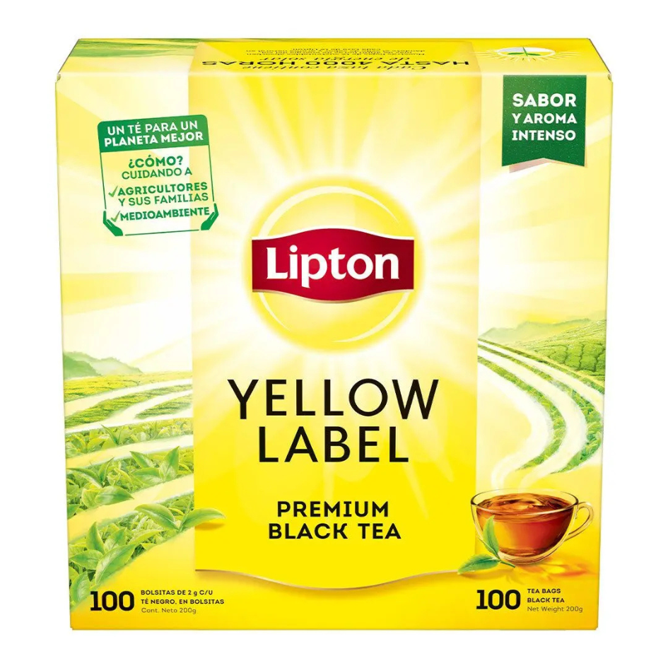 13. Té Lipton Yellow Label 100 bolsas