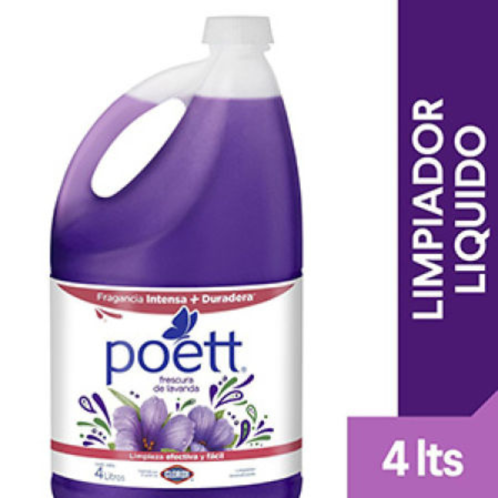 7. Poett Limpiapisos 4 Lt Lavanda
